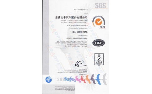 ISO90012015认证中文版